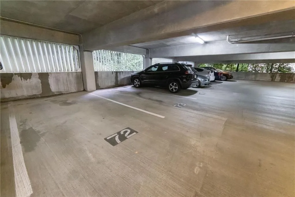 View of parking garage