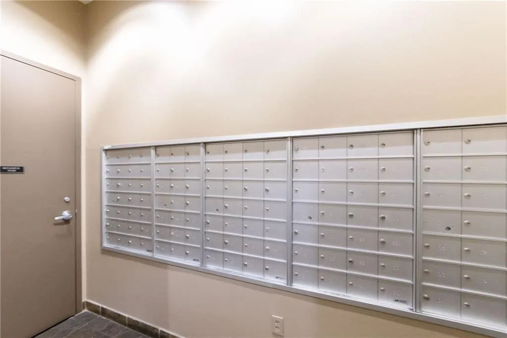 View of community featuring mail area