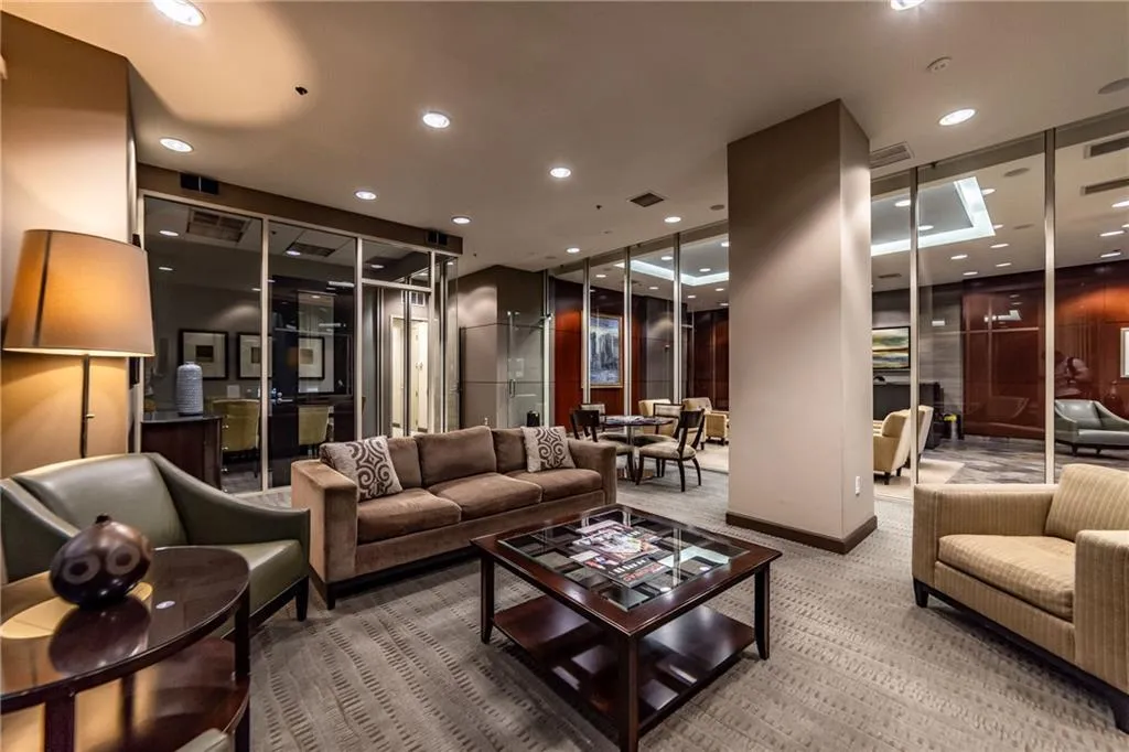 Lobby featuring recessed lighting