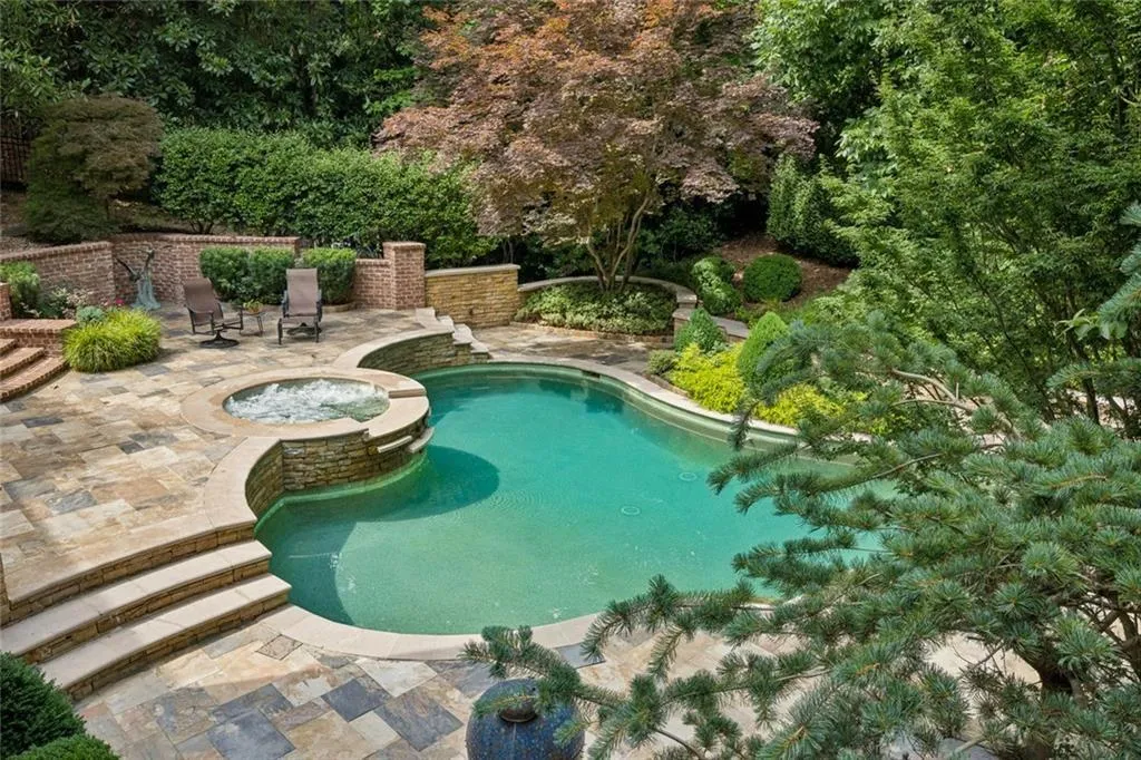 This private pool and spa oasis is nothing short of magical.