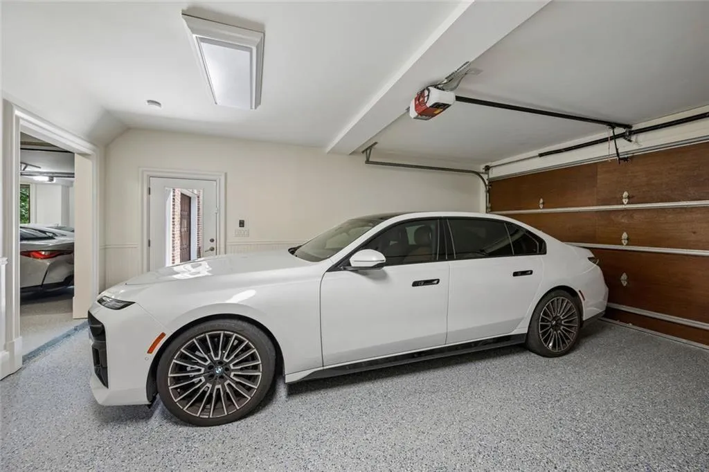 Four car garage.