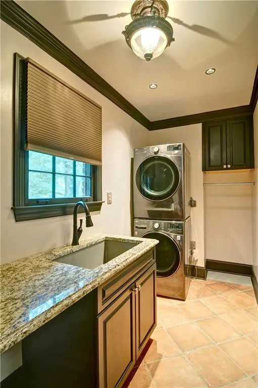 Laundry room view from kitchen