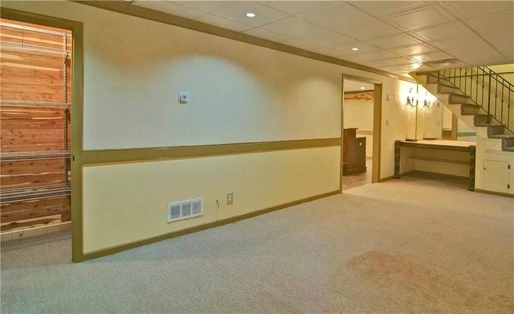 Same large room in basement with another view