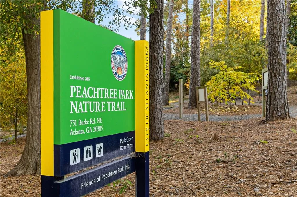 Nature trail in the neighborhood