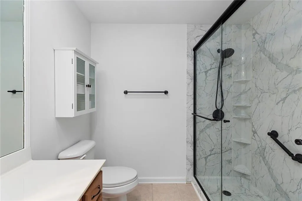 recently updated shower