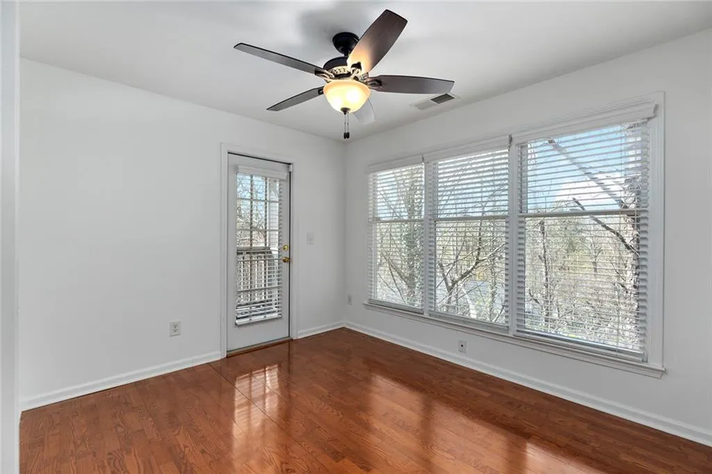 extra living space with access to screened porch