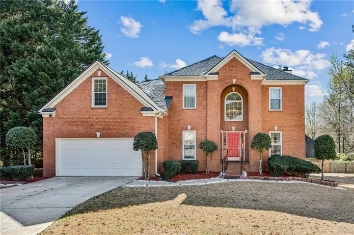 This stately brick-front home with durable HardiePlank siding is ideally situated at the end of a quiet cul-de-sac, offering both privacy and timeless curb appeal. Featuring 4 spacious bedrooms and 3 full baths, the home combines classic architecture with functional living, highlighted by a welcoming entry, manicured landscaping, and a two-car garage.