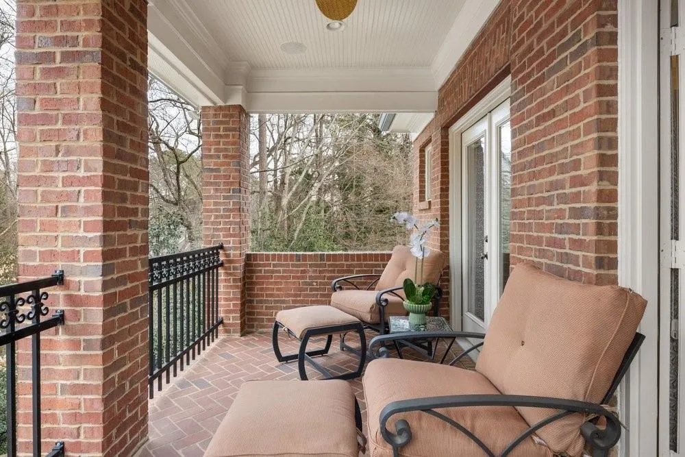 Adorable balcony off the Primary bedroom!