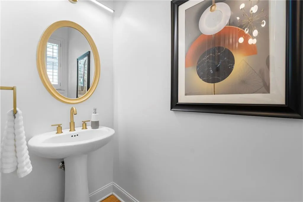 1\2 bath on main level