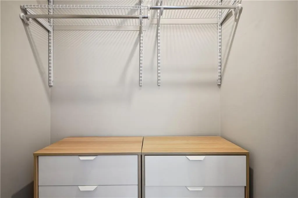 View of spacious closet