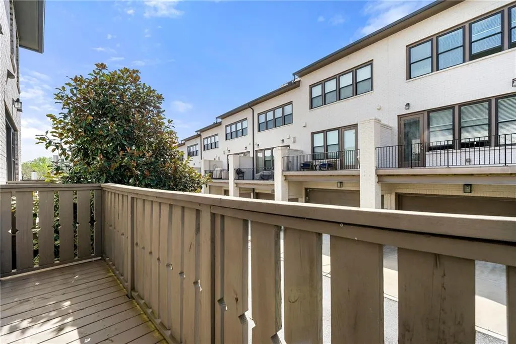 Balcony with a residential view