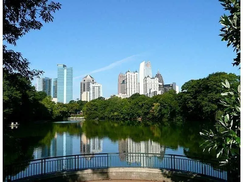 Piedmont Park looking towards the condo