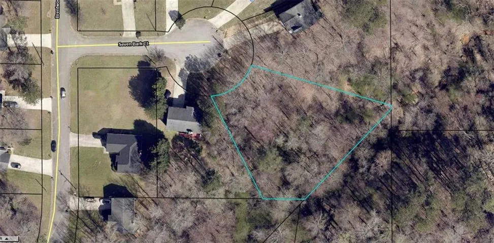 Aerial Property Survey. Depicting the boundaries and surrounding area of the property