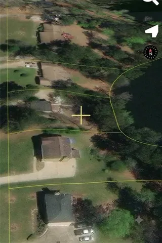 Aerial Survey. Displaying property boundaries and structures from an elevated perspective