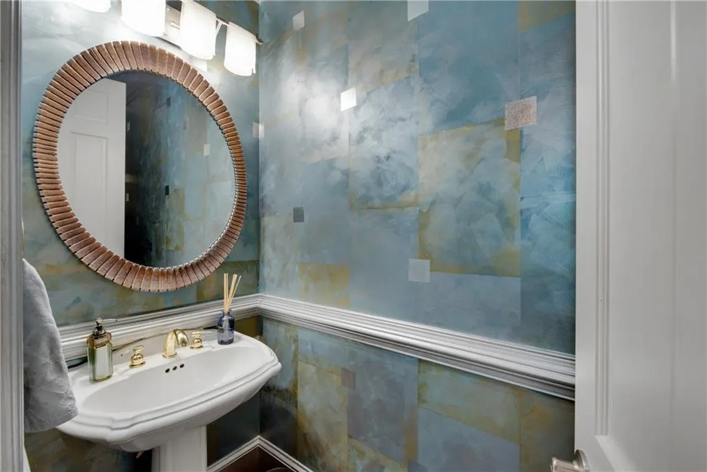 Second  half bath on main level