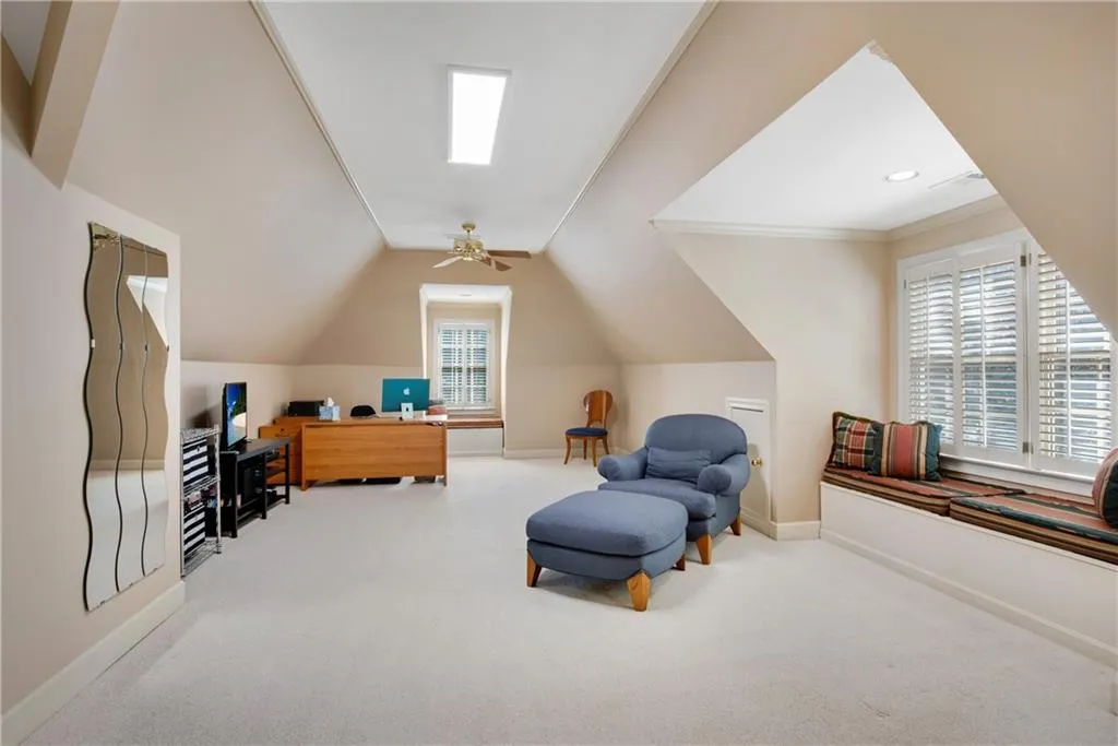 Bedroom or office with full bath