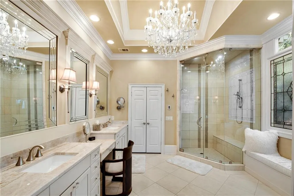 Heated floors and Steam shower