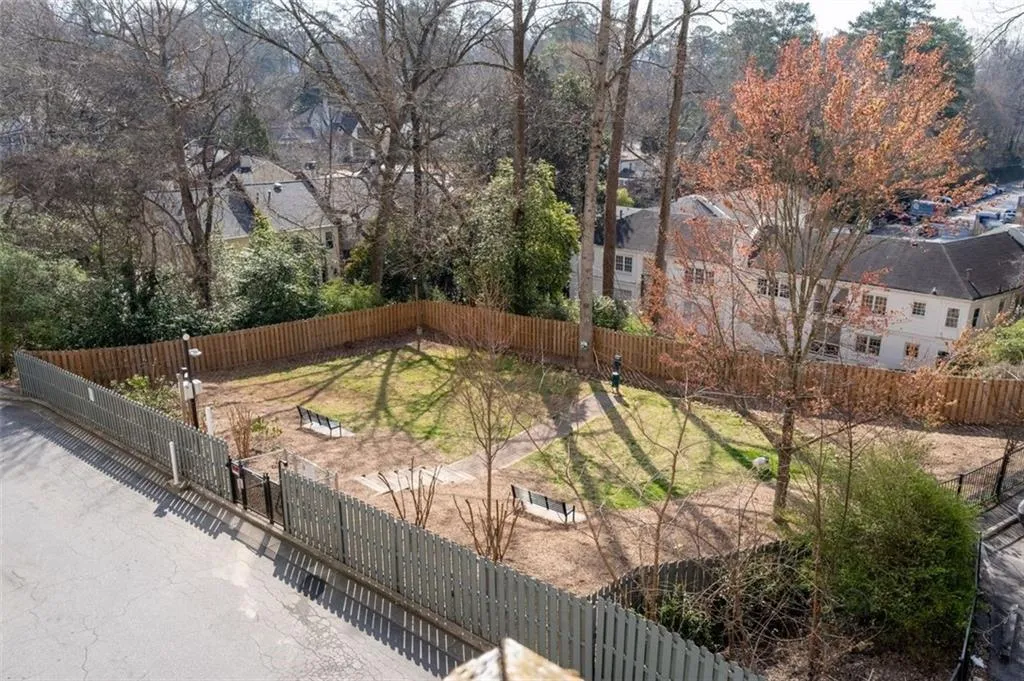 View of yard with fence private yard