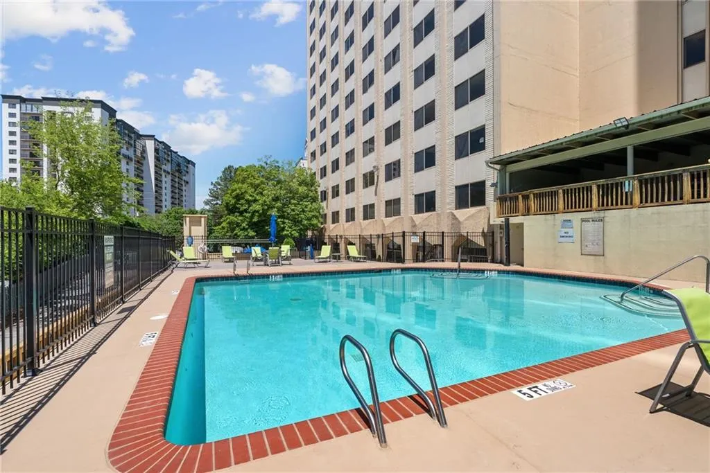 View of pool