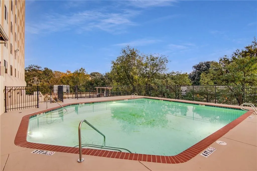 View of pool