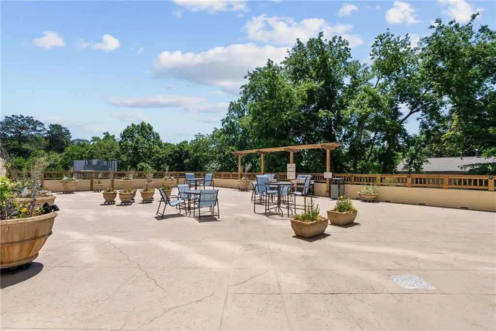View of patio