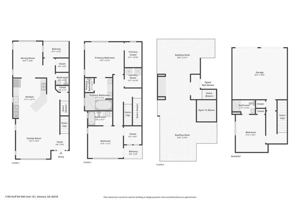 1199 Huff Road Unit 121, Atlanta, Georgia 30318, 3 Bedrooms Bedrooms, ,3 BathroomsBathrooms,Residential,For Sale,1199 Huff Road Unit 121,7541203