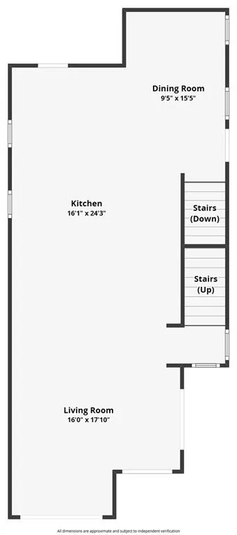 View of home floor plan