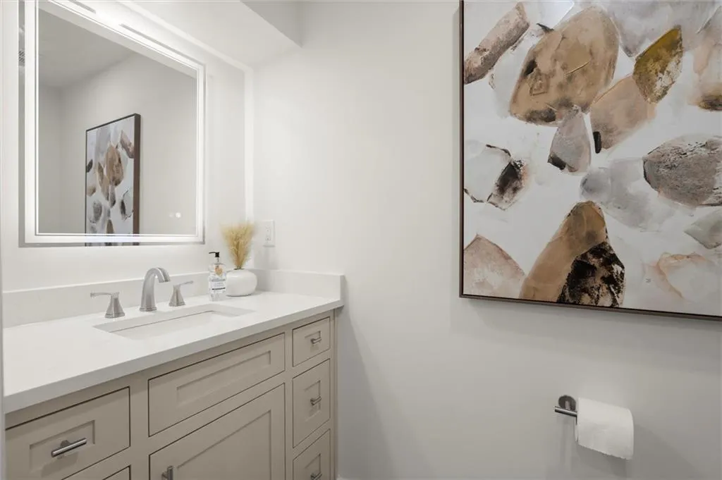 Water closet in mudroom