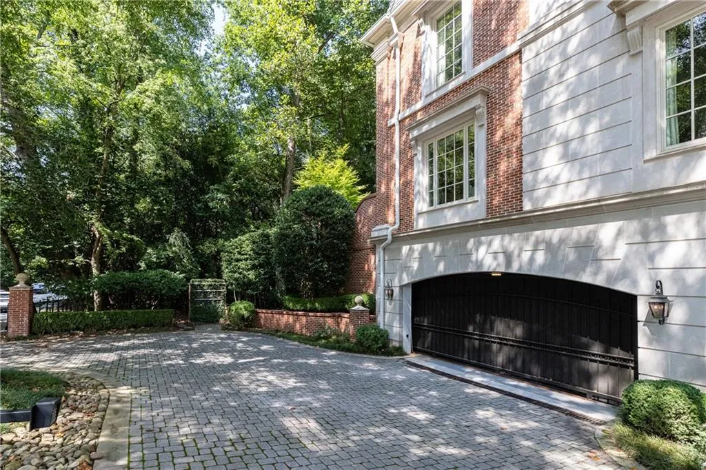 gated entry to garage