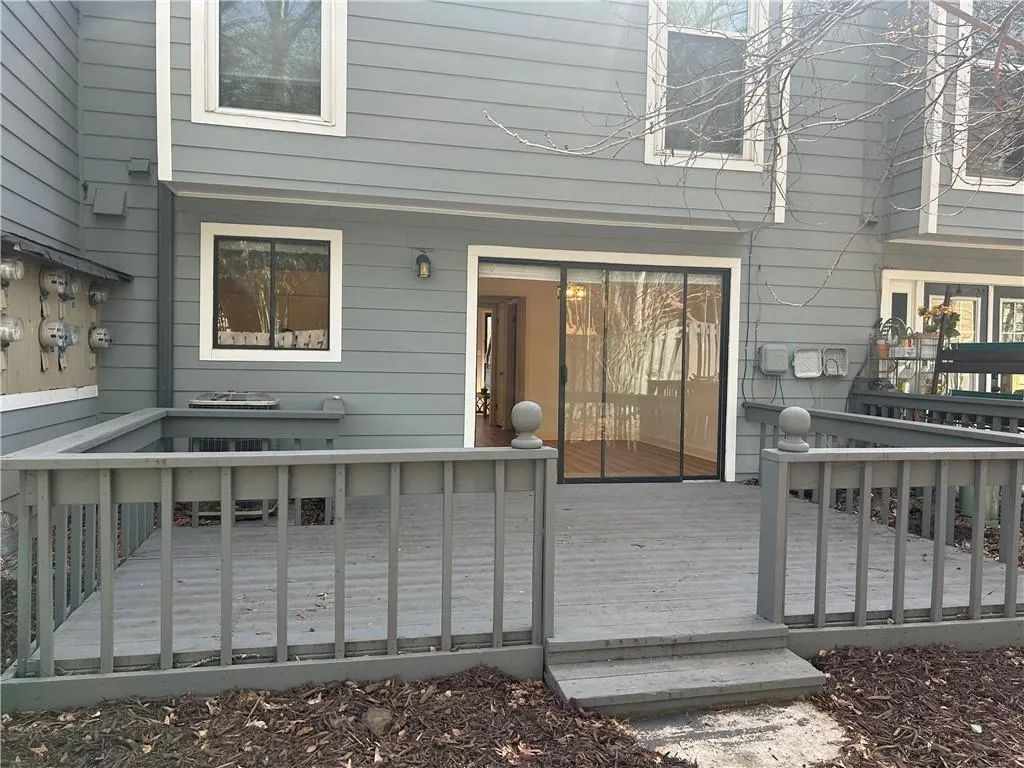 View of deck