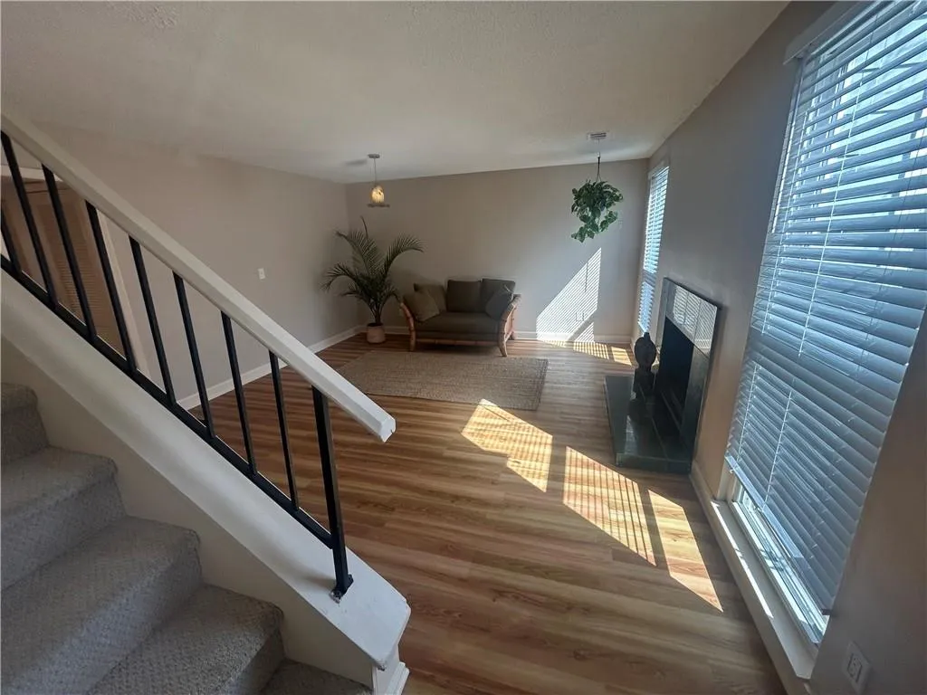 Living room from front door
