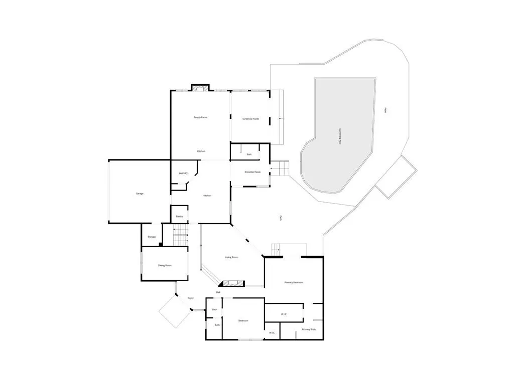 Main Level Floor Plan
