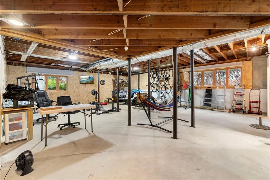 View of basement