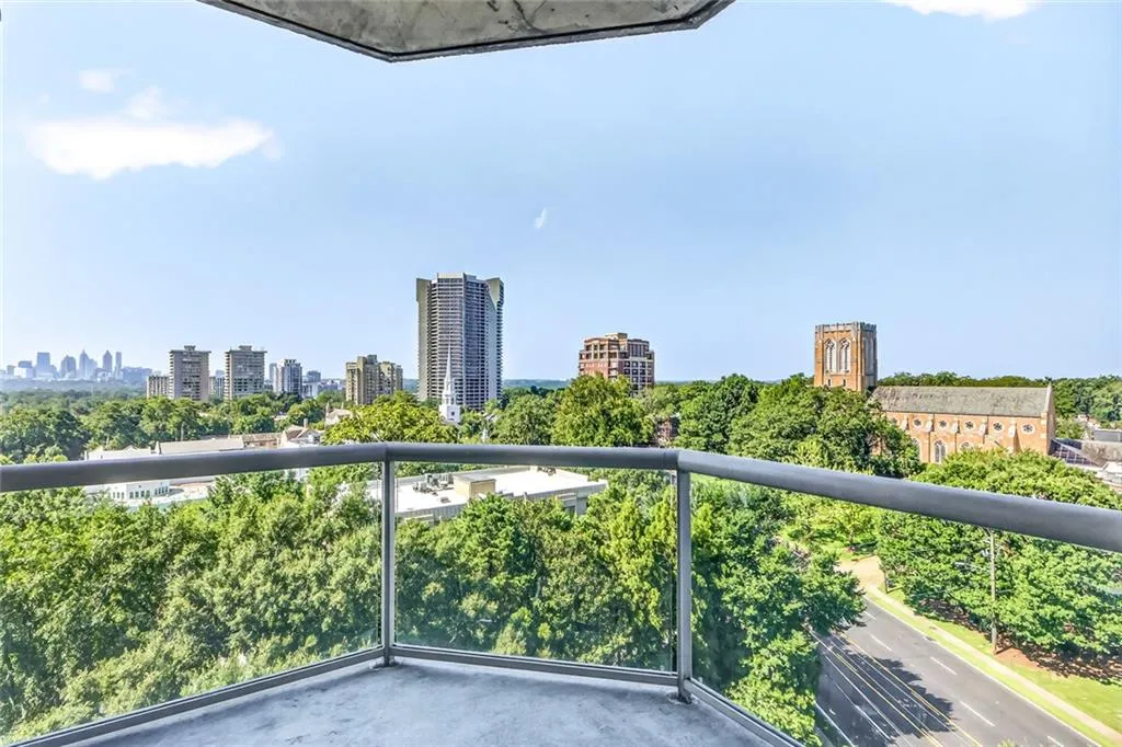 Balcony with midtown, downtown and majestic Church views