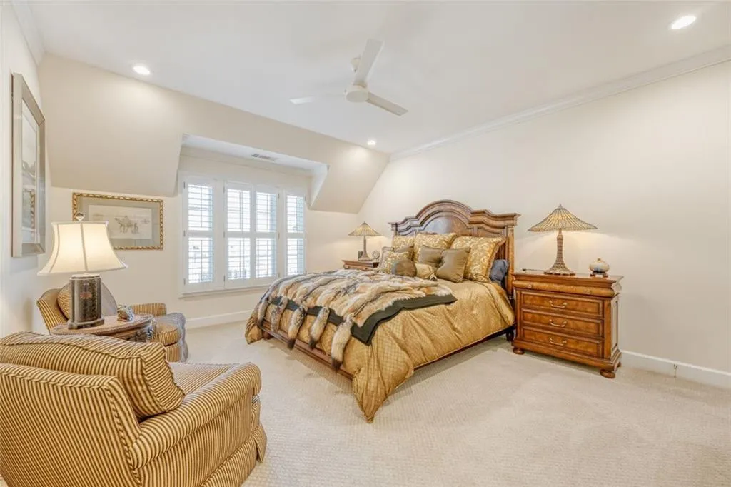 Secondary ensuite bedroom on upper level.