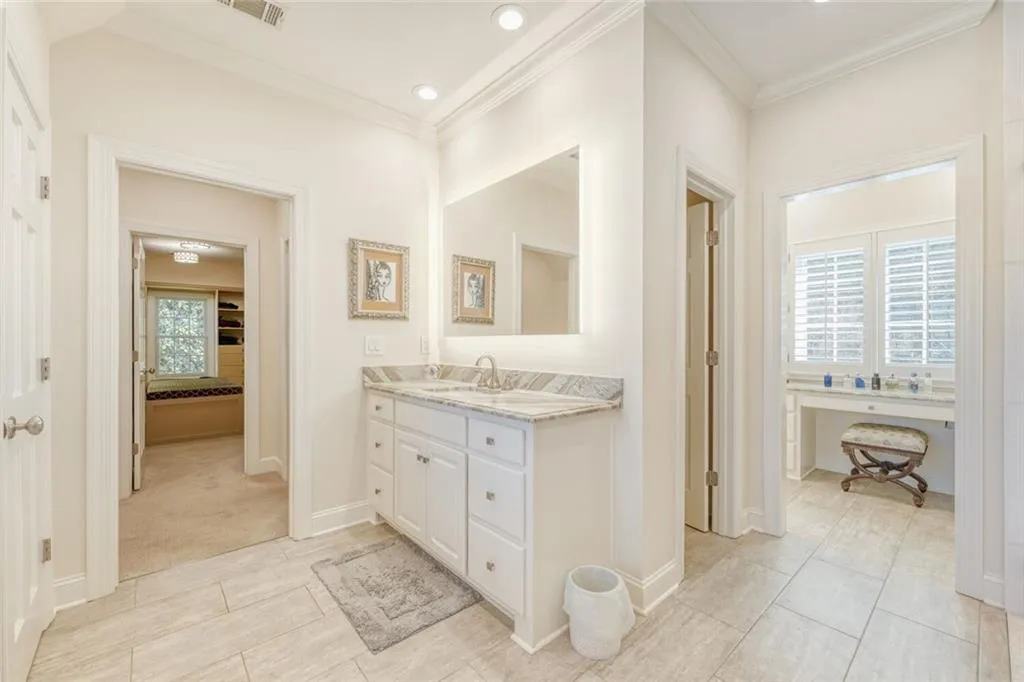 Separate vanities