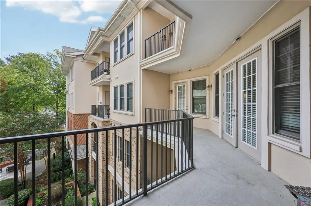 Balcony featuring a residential view Balcony featuring a residential view