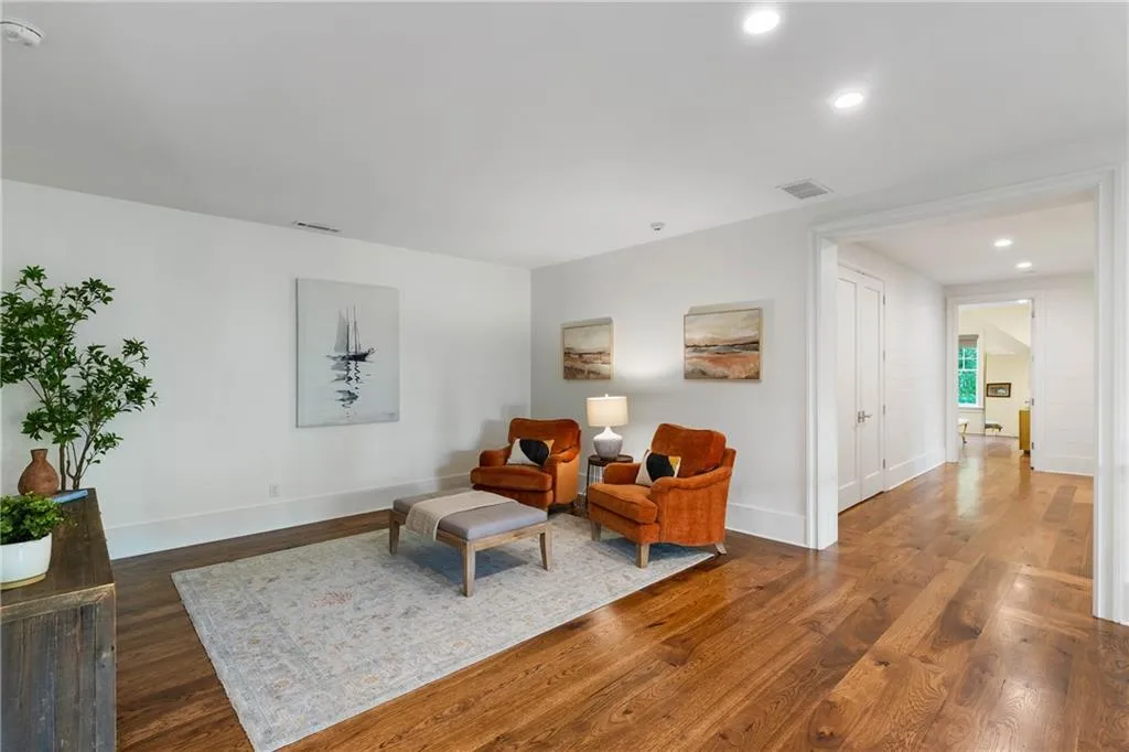 Loft area between bedrooms on the second floor makes for great flex space