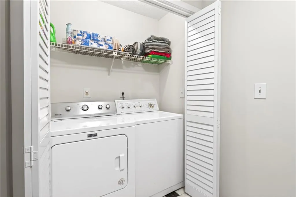 Laundry area with washer and dryer