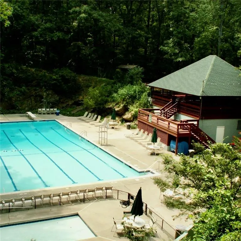 Mountaire Park boasts the largest private heated pool in the area, with a kiddie pool, robust swim team, an elevated pavilion with a studio kitchen, a family-sized gas grill, basketball court area and ample off-street parking.