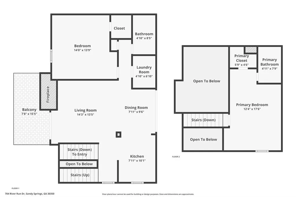 704 River Run Drive, Atlanta, Georgia 30350, 2 Bedrooms Bedrooms, ,2 BathroomsBathrooms,Residential,For Sale,704 River Run Drive,7677029