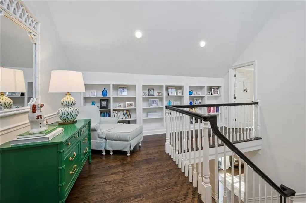 Upstairs reading nook