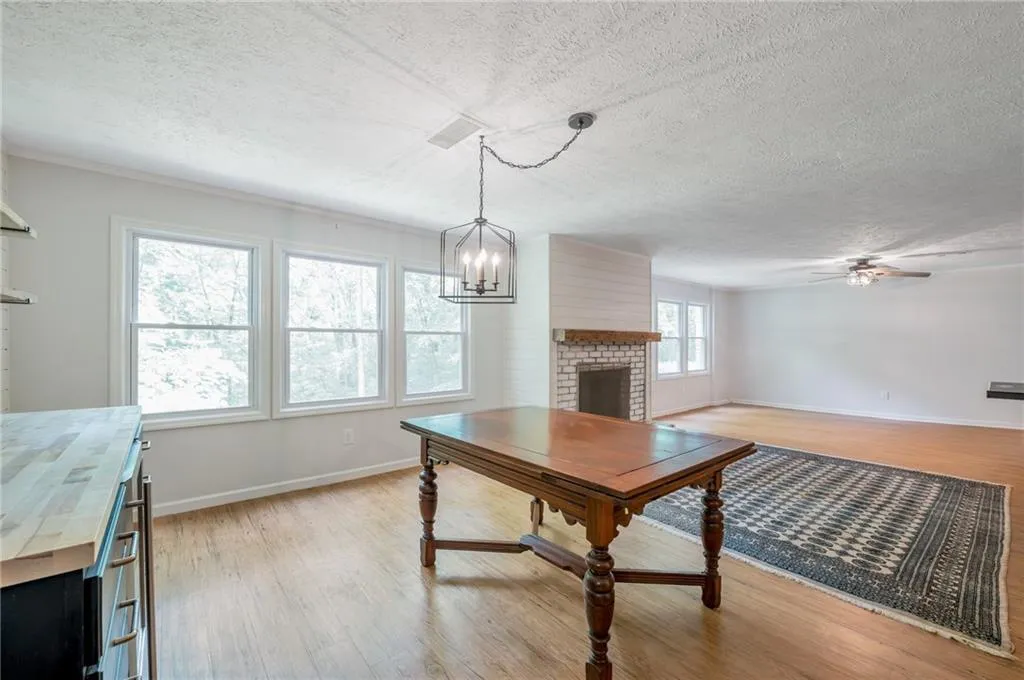 Terrace level entertaining area