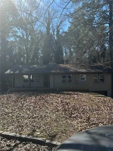 View of front of property with covered porch