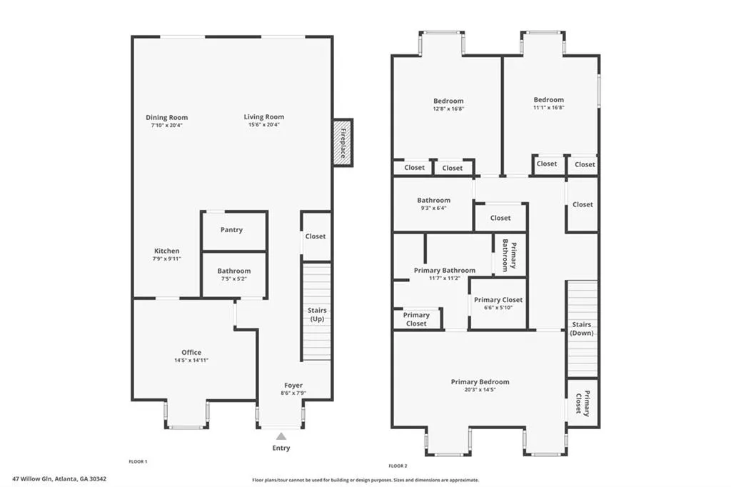 View of room layout
