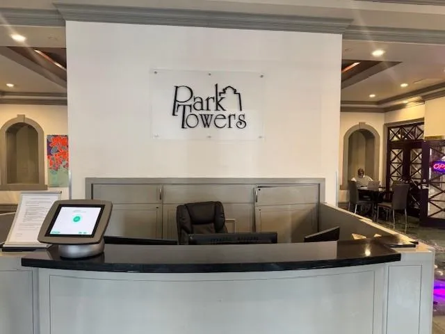 View of welcome area