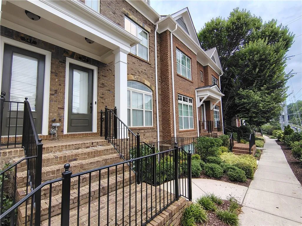 Front Of Home On Abernathy Road. Great Location.
