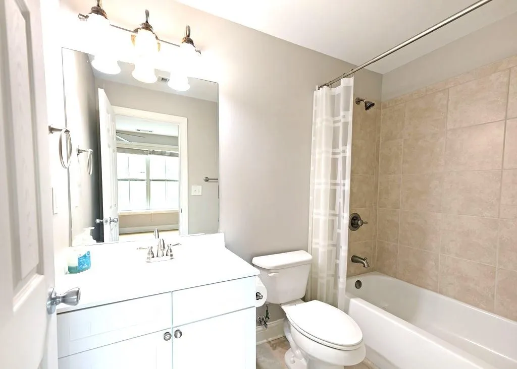 Full Bathroom On Terrace Level with Tile Floors, Shower/Bathtub Combination.
