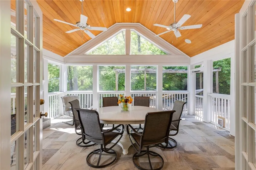 Walkout from Great Room to Relaxing Screen Porch
