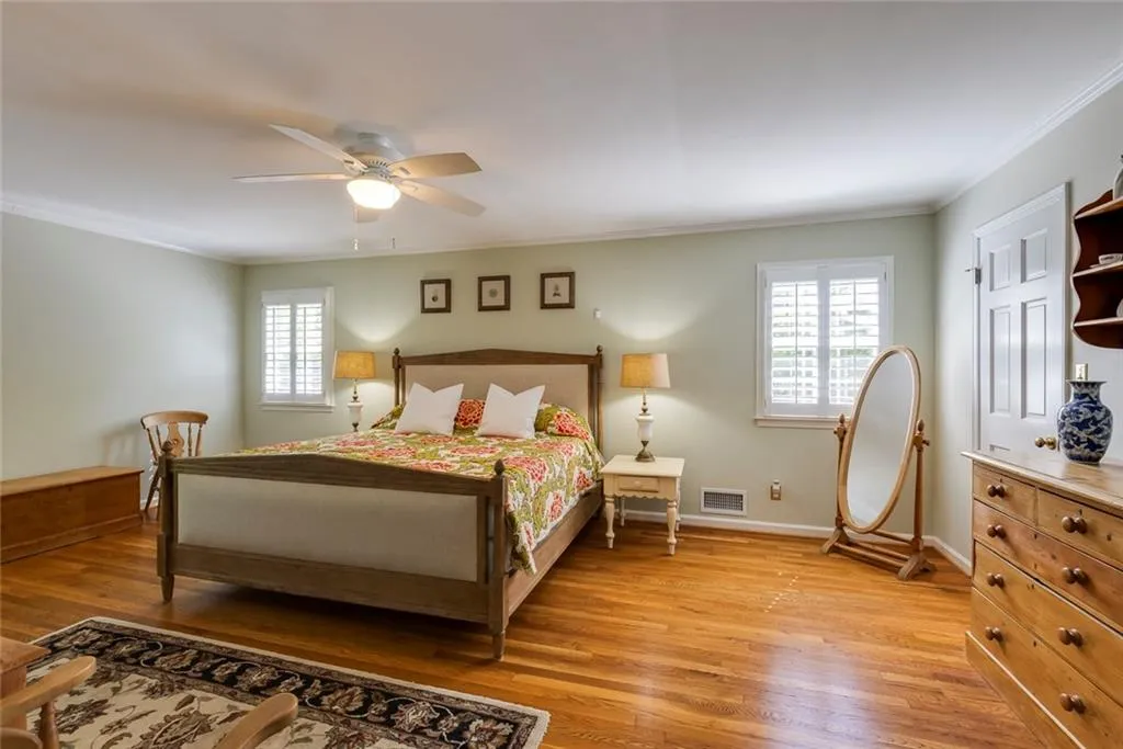 Primary Bedroom on Main with Two Walk-In Closets